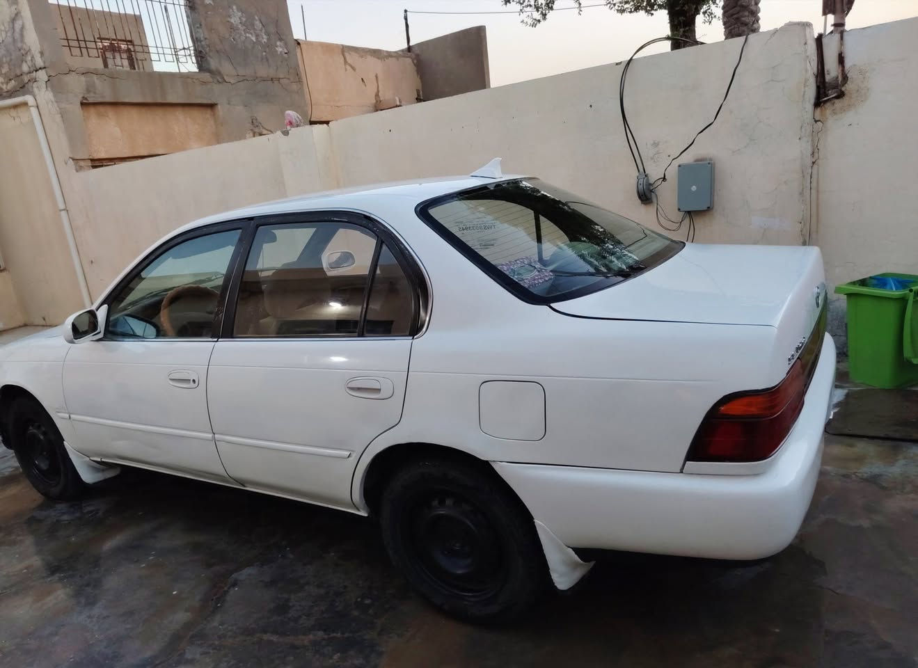 كورلا ٩٢ رقم ديالى دولي كير محرك كفاله تخم تاير جدد راديتر بور مشط ديلكو باتري كله جديد مكفولة من ضربه وصبغ فقط جامرلغ خلفي مصبوغ السعر ٥٣ وبيه مجال  ***********
