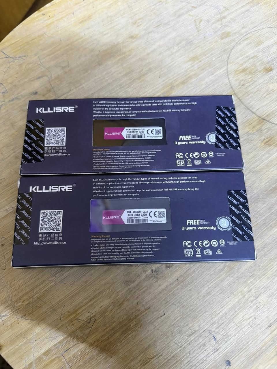 KLLISRE
DDR 4/16GB/ 8x2/ 3200MZ
جديد ممفتوحات السعر 90


**إذا كنت صاحب هذا الإعلان وتريد حذفه لأي سبب، رجاءا أرسل رسالة إلى الدعم الفني**