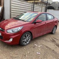 اكسنت موديل 15 محرك 1600دوش مكفوله من الصبغ اكو بارد صغير فقط ورصعه ال...