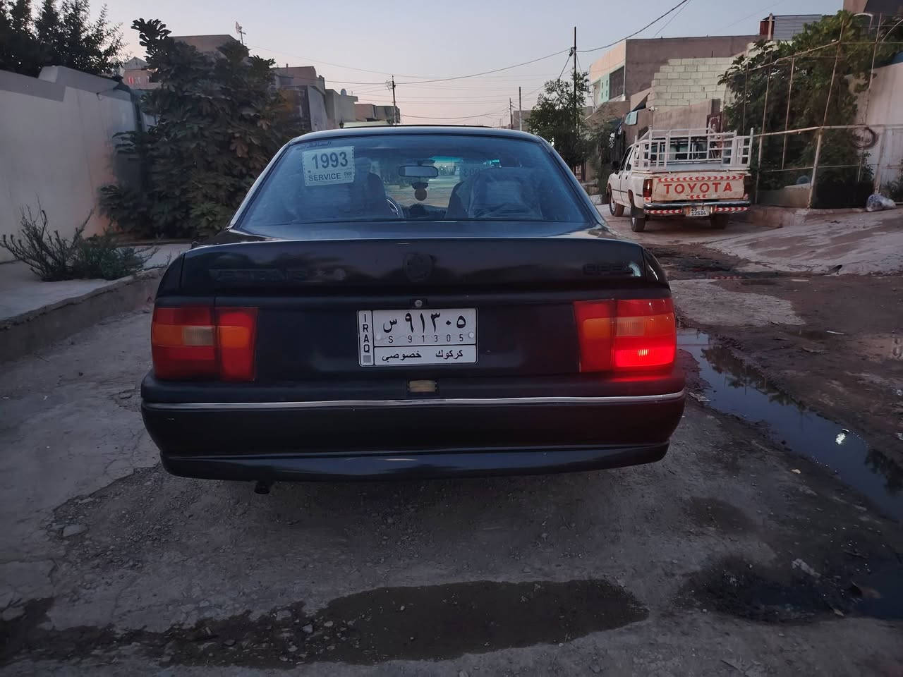 اوبل فكترا رقم كركوك السنويه مشروع وطني دفتر بانزين بيها موديل 93كير محرك صدر شرط محرك 18تخم تايرات جديد السياره صبغ جماليه فقط لا ضربه وله خياس سياره جاهز من كل نواحي مايحتاج اذوخكم تجي تفحصه وتاخده كهربايات كله شغال سعر 35 بي مجال للطيبين شراي يخابر *********** مكاني كركوك
