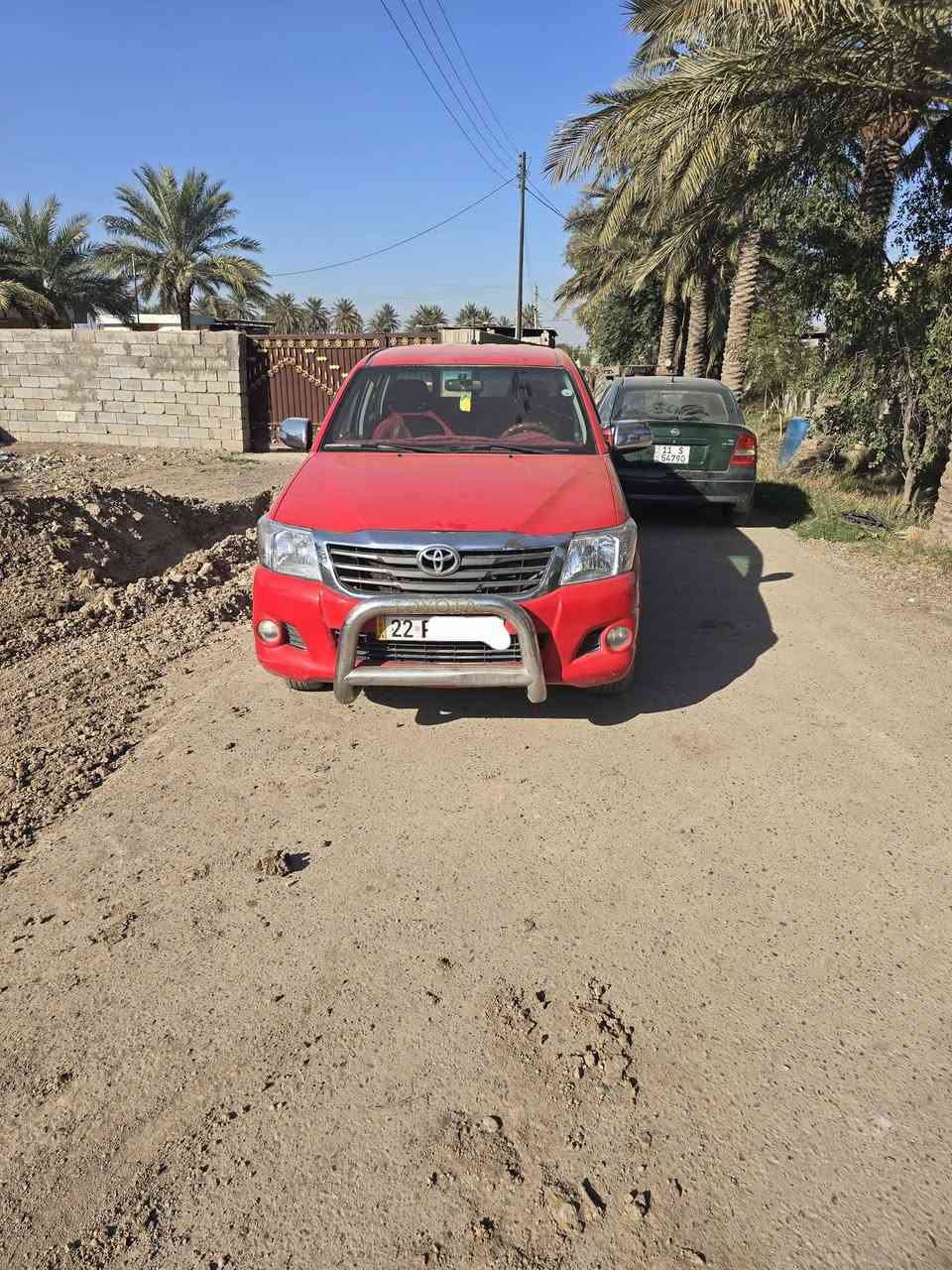 السلام عليكم للبيع هايلوكس 2013 سعودي شاصي ١٢ ماشيه 255 الف كفاله عدا شبر يم البكلايت محرك ما مفتوح السعر 175 مكاني بغداد للاستفسار ***********
***********
