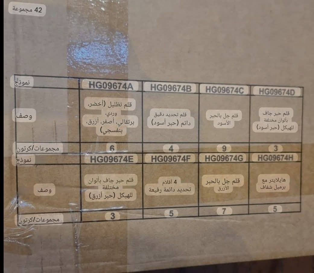 50 كرتون اقلام الماني بيع جملة فقط.زاخو


**إذا كنت صاحب هذا الإعلان وتريد حذفه لأي سبب، رجاءا أرسل رسالة إلى الدعم الفني**