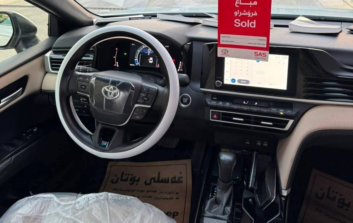 تۆیۆتا كامری 2025 سفری شە ریکە SAS
مواسە فات LE
تەنیا 41 هەزار ڕۆشتووە 
سلایت
بە سمە
حاسەی پێش و دوا
ئاوێنە ئیشارەت 
دەرگابە سمە 
بئ بۆیاخ وشوخت و سارد هیچی نیە 
بە ناوی خۆمە وەیە

سـعـر : لە کۆمێنت داوابکە ڕاستەوخۆ بۆت دێت 📥 

گێر و مەکیەنەی بەشەرت 
هیچ کێشەیەکی تێدا نییە 

ژمارەی خاوەنەکەی 
***********
