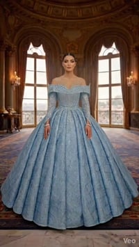 فستان خطوبة • دانتيل فرنسي • كريستال يدوي