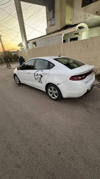 دوج دارت 2016 محرك 2400 لون سيارة ابيض رقم بغداد الماني الجديد بااسمي ...