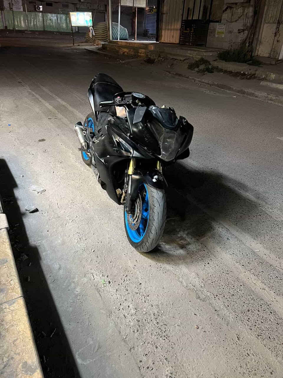 السلام عليكم 
بطح f4 600cc موديل 17
دراجه خير من الله نواقصها بسيطة مثل ممبين كفرات 
كير ومكينة نضيفات ادامه كامله قبل اسبوع بلكات جديدة مي راديتر جديد مكاني حي الجهاد ***********

