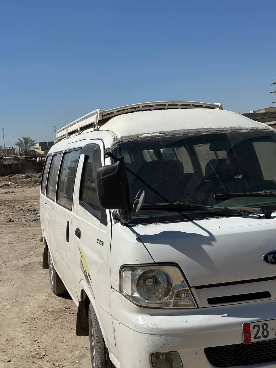 السلام عليكم
كيا منغولي 2005 جاهزه بيها مكانات صبغ گير مكينه كهربائيات شواصي اي نقص وعيب مابيها تخم تاير جديد سياره جاهزه من كل النواحي 
هذا الرقم الي يحب يتواصل بي وات ساب ***********
مكان السياره بلحله ب اسمي السياره
مداور شوكت مايعجبك
