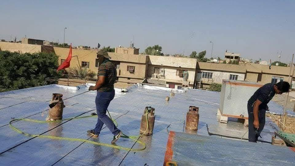 مستعدون لتغليف الاسطح بماده #ايزوكام***********
مميزات لباد الايزوكام 
يغنيك عن استخدام المواد التاليه
التراب ،الفلين' النايلون،البراميل ' الزفت 'الرمل' الماستك الاشتايكر'
خفيف الاحمال على السطوح القديمه والجديدة
مانع للرطوبة ومقاوم لاحرارة والبرودة ولايمكن للماء النفاذ خلاله 
ضمان لمدة 10سنوات 
اقتصادي وباسعار مقبوله 
مقاوم للتمزق والضغط
سريع التركيب 
علمآ لدينا كادر متخصص في هذا المجال للاستفسار  أو  وهذه الصور نماذج من اعمالنا في البصره ***********

#عملنه داخل مناطق البصرة كافه فقط
