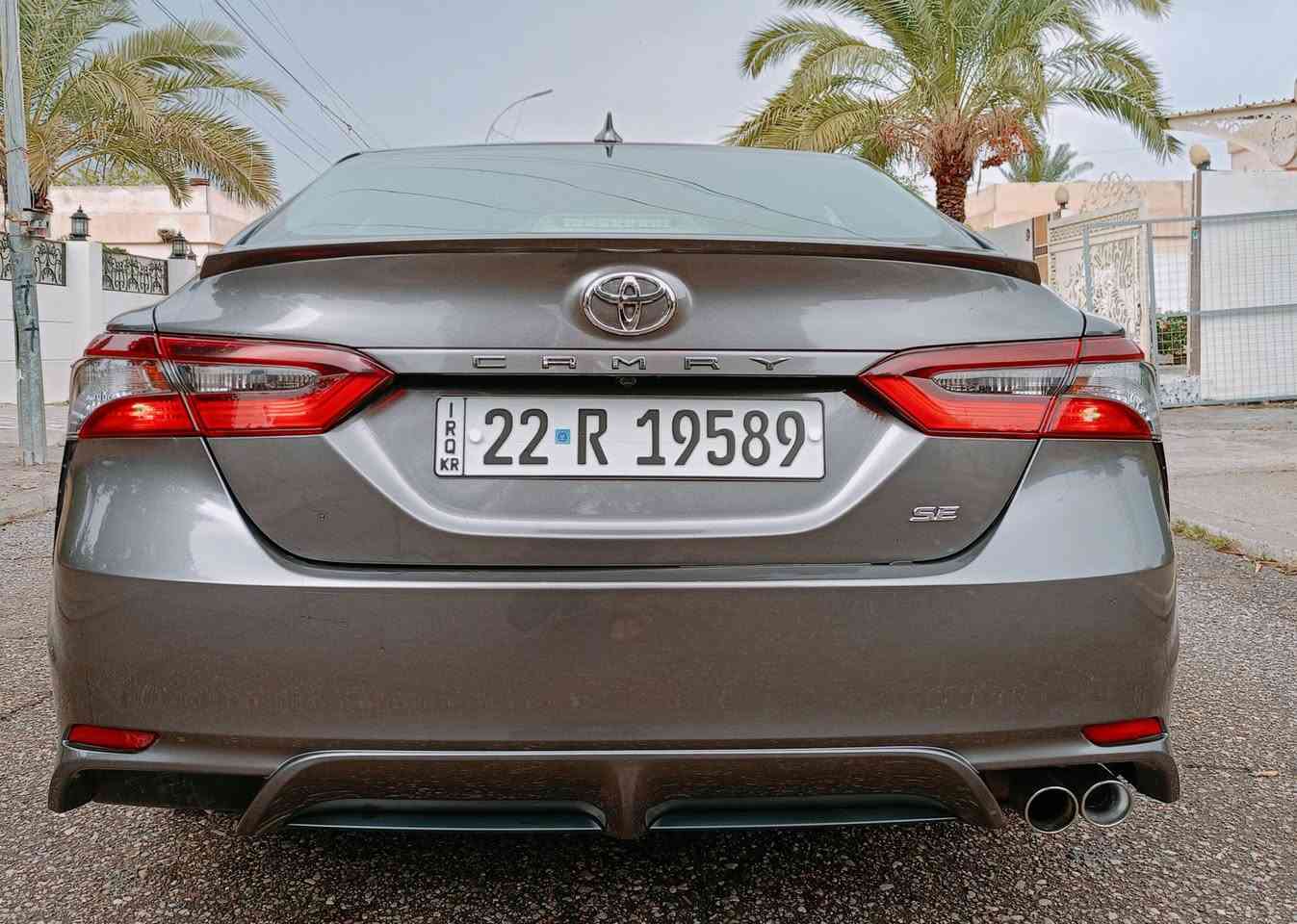 كامري 2023
se
جاملغ خلفي +باب خلفي صبغ رصعه صغيرة باب السائق 
ماشيه73مكان السيارة كركوك 
السعر 198
***********
