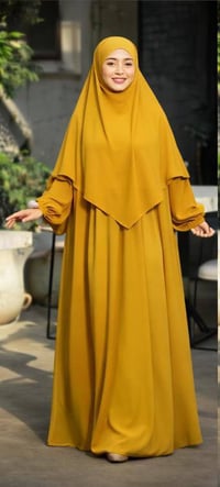 حجاب شرعي • فستان أنيق • خامات ناعمة