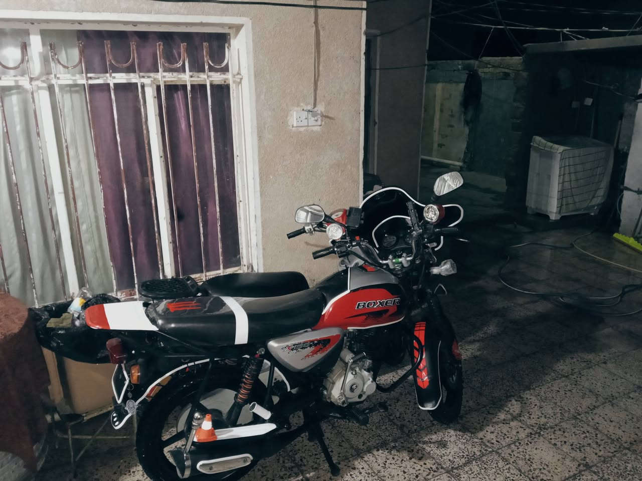 دراجة بوكسر موديل 2023نضاف كدامك السعر مليون ونص وبيهي مجال عنوان ديالى شهربان رقم هاتف***********
