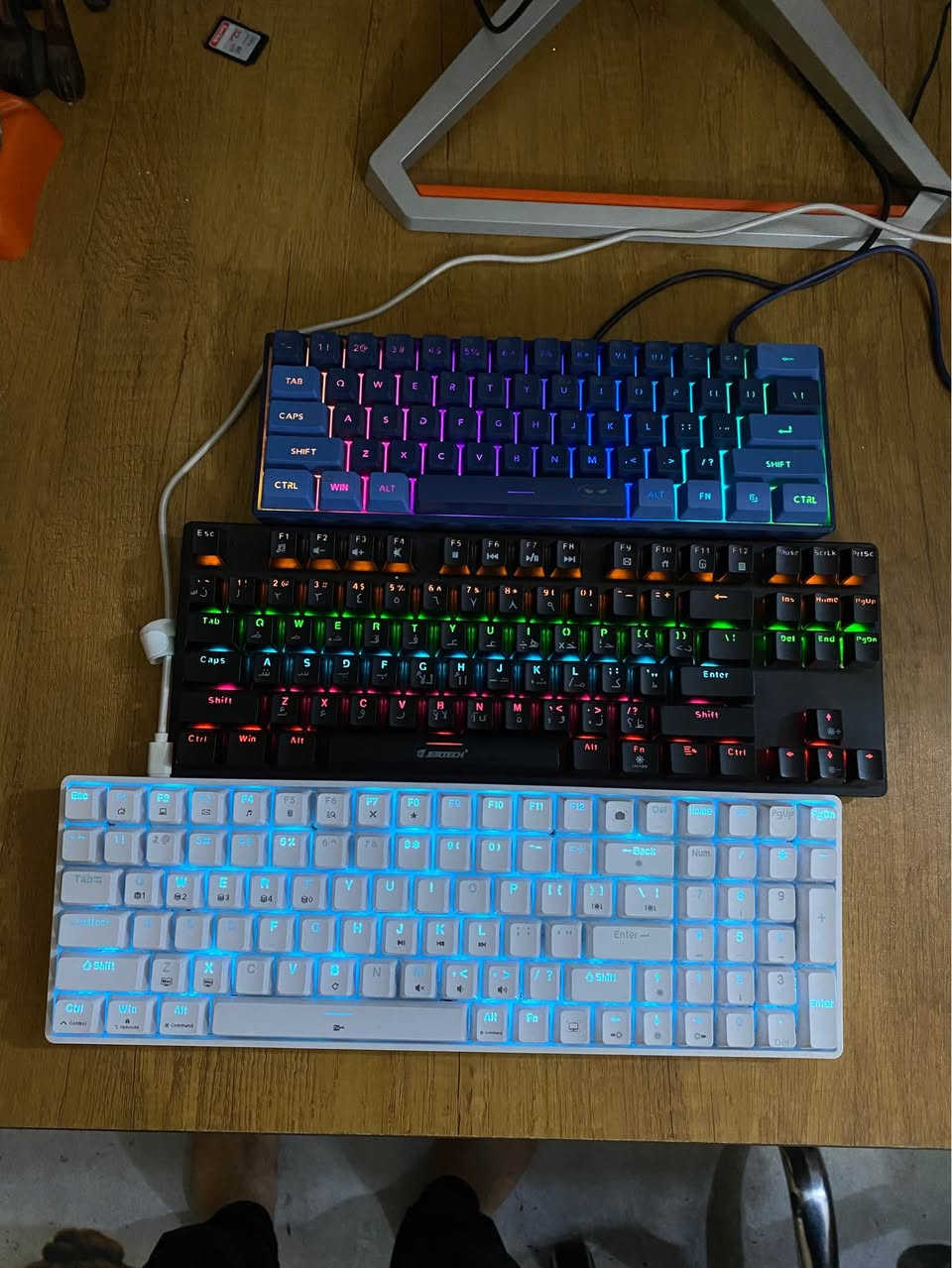 كيبورد DIERYA انكليزي ابيض وايت ليد ريد سويج ب 30 الف

كيبورد jertech عربي انكليزي ماستر اسود RGB ريد سويج ب 20 الف

كيبورد MAGEGEE انكليزي فول ار جي بي ربر سويج ب 10 الف

الاسعار قفل والكيبوردات كلهن ثقيل واصلي شرط الفحص 

متوفر توصيل بغداد, العراق


**إذا كنت صاحب هذا الإعلان وتريد حذفه لأي سبب، رجاءا أرسل رسالة إلى الدعم الفني**