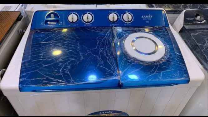 #غسالة_حوضين

السلام عليكم:- سعر مناسب جداً سعر الرخص

غساله  ملابس حوضين ✅                                                        غسالة ملابس حوضين سامكس

🔹ماركة SAMIX

🔸حوضين ( غسل + تجفيف )

🔹حجم ( 18 ) كيلو ‎

🔸فلتر لازالة الاوساخ

🔹صناعة صيني درجة اولى 

✅ ضمان الفحص عند الإستلام

العنوان :- بغداد / بكل مكان 📍
هاتف :-  *********** Colombo, Sri Lanka
