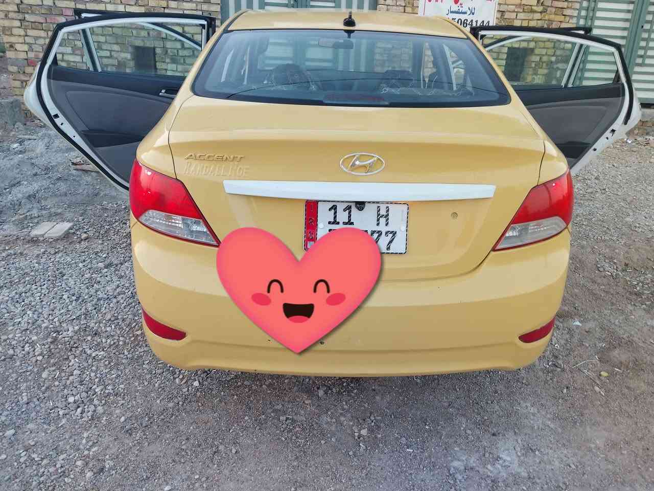 سلام عليكم اكسنت موديل 16 وارد أمريكي مكينه كير تخم تاير تبريد رقم انكليزي بغداد باسمي مشروع وطني  82مكاني كوت ***********
