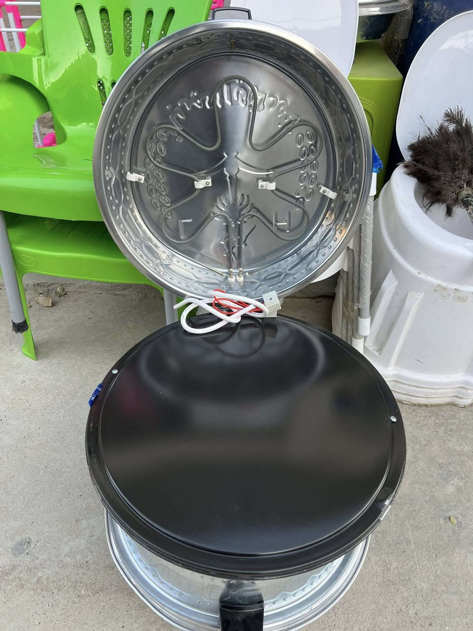 تنور دبل هيتر الاصلي. الثقيل صينيه تيفال ضد الاتساق 
28 الف  سعر خاص الاصحاب الجمله 

مجمع الامام الحسن المجتبى للتجهيزات المواد المنزليه 

مجمع رحمن الفهداوي

ذي قار الفهود حي العسكري داخل الفرع المقابل دائره الكهرباء 
خلف مجمع مهند ابو اللبان قرب بيت عزوز ابو الدراجات 

الاستفسار ***********

@إشارة
