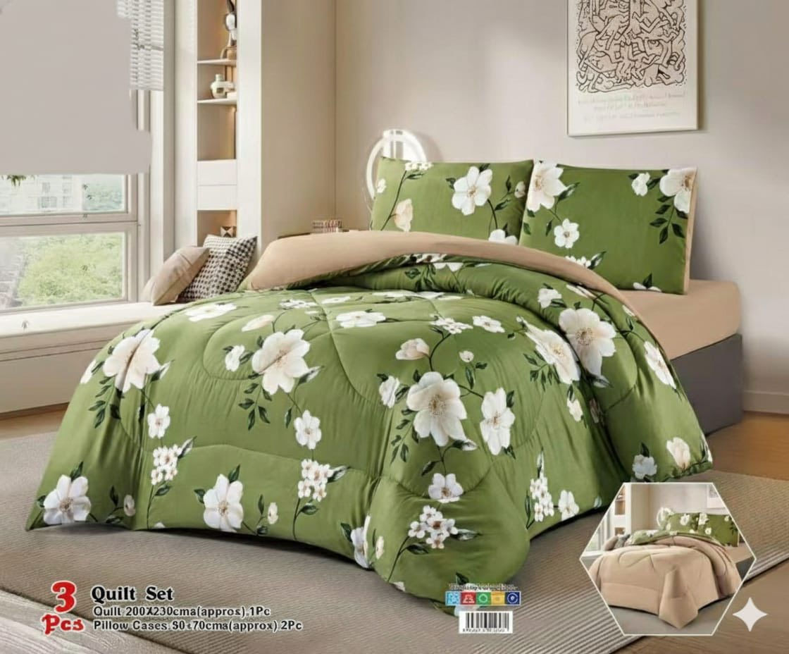 ✨💎مفروشات الصافات 💎✨
✅ عرض خاص ..لحاف 3 قطع  قماش قطن✅ 
— — — —سعر اللحاف 15 الف — — — — 

 السعر السابق 25.000الف السعر الحالي 15.000. الف 

قياس الحاف النفرين (220x240)✅
وجه مخده عدد 2 (80*50)✅

————————————————————-
الاتصال أو مراسلة واتساب / ***********
متوفر توصيل بغداد وجميع المحافظات🚕🚕
توصيل بغداد 5 الف
 محافظات 6 الف
ملاحظة/ افحص وتاكد من الطلب امام المندوب اذا ذهب المندوب لايمكن استبدال او استرجاع الطلب
