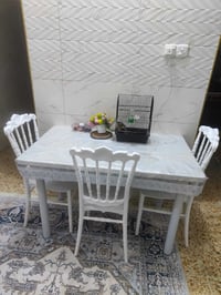 طقم طعام • ٤ كراسي • الأمين الثانية بغداد