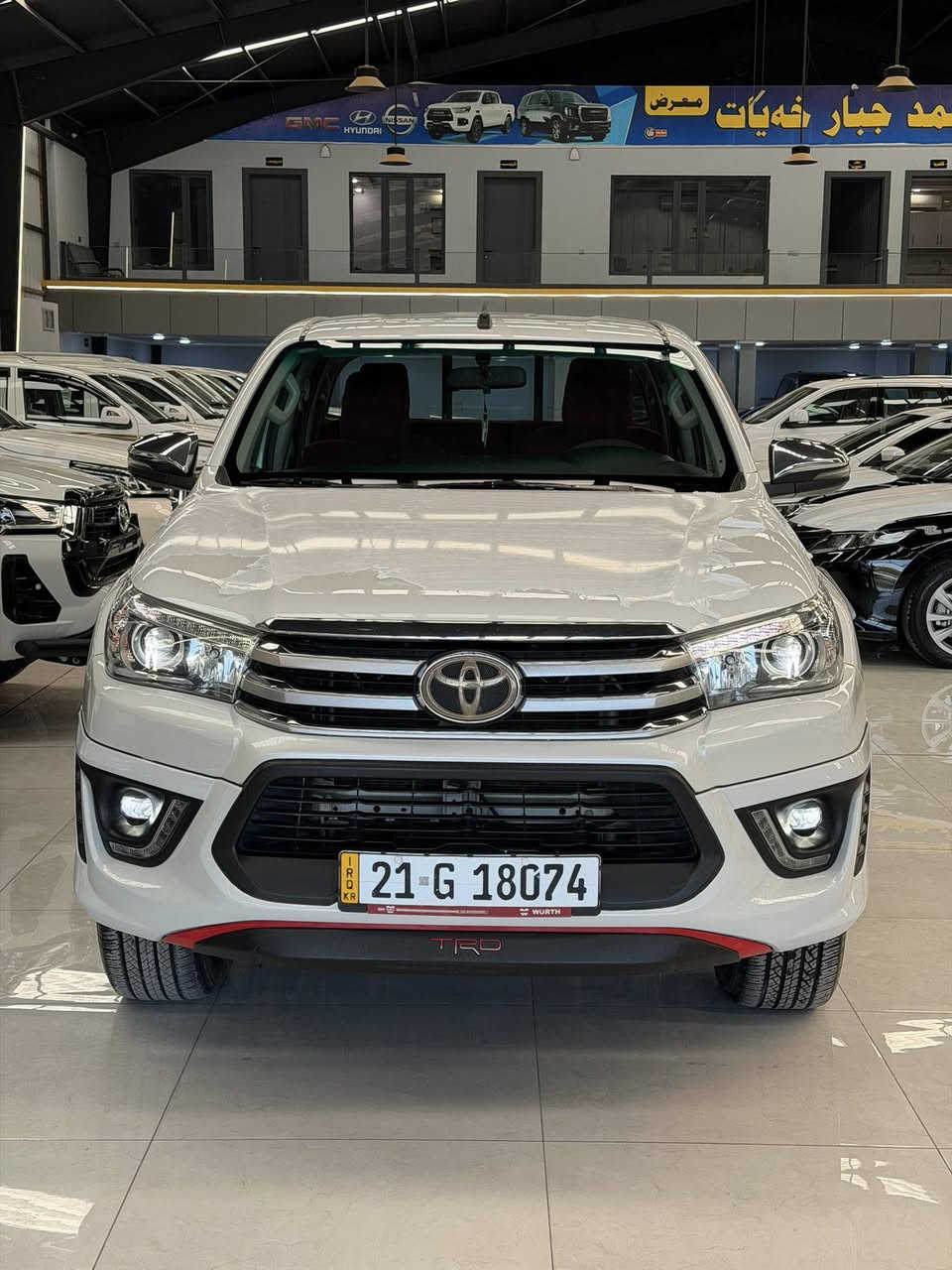 TRD 2020 V6
فول مواصفات سيد نهرو 
ماشي 150 الف حقيقي مكفول كفالة عامة
رقم السليمانية بشرط تحويل و غرامة
التايرات جديد سياره جديد مابي النقص
سعرها 327 بي مجال قليل
مكان قضاء كلار شارع المعارض
***********
