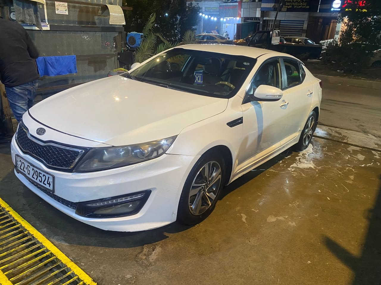 السلام عليكم 
كيا اوبتما خليجي مصبوغه عام
تخم ويل كب 17 
كشن جلد 
بصمه 
محرك دوش 
باتري جديد
حداديه جيده جدا 
مكان السيارة الاعظمية
رقم اربيل الجديد 
‭***********‬
السعر ٩٧
