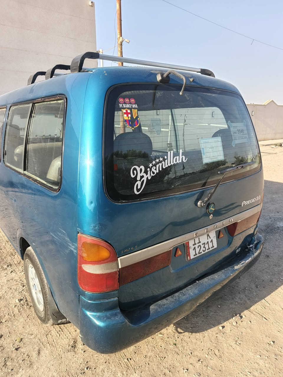 بريجو للبيع موديل1996 لون فيروزي مصبوغه حزام مكينه 2700 كير ومكينه مكفول تخم تاير شواصي معمرات جدد رقم بغداد ب اسمي *********** سعر 60 وبي مجال قليل هيئه مصفره خطها بغداد الجديده باب الشرجي
