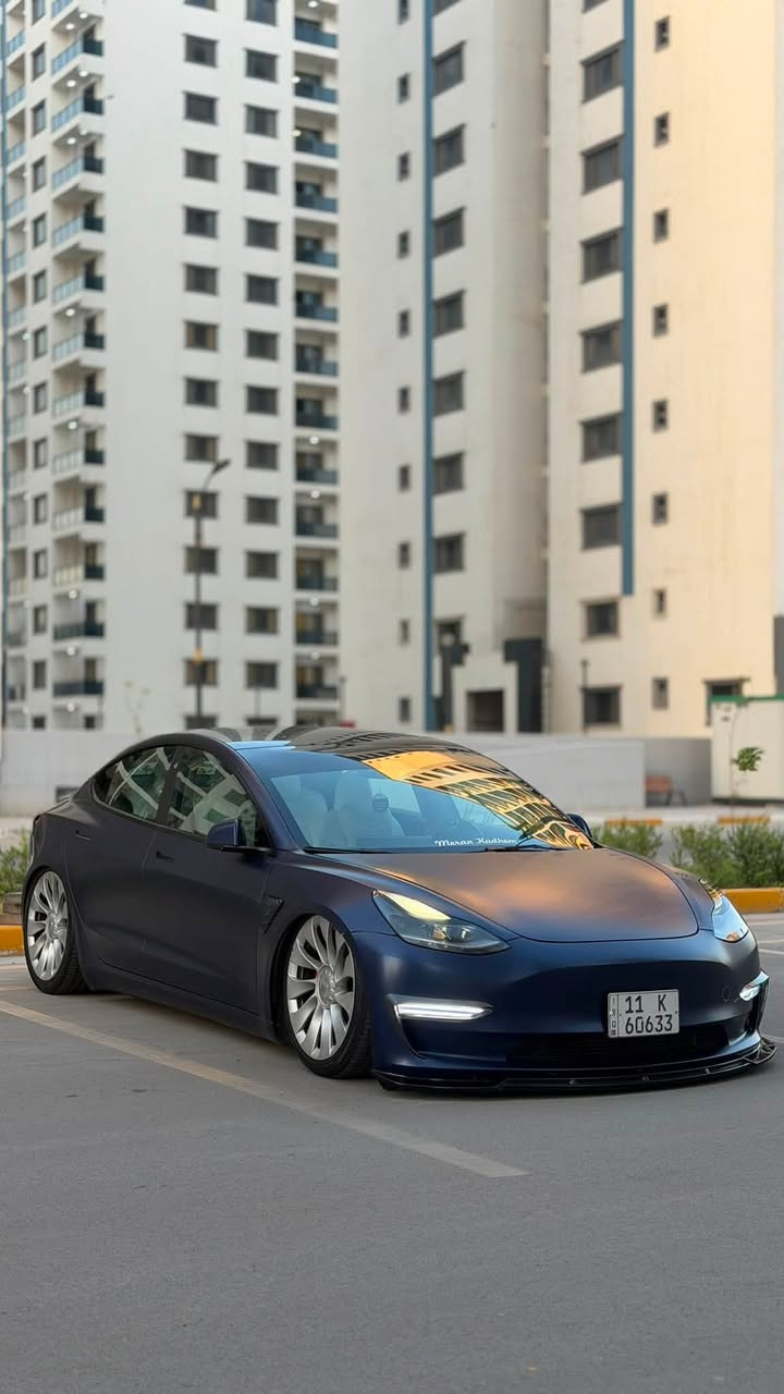 Tesla 3 Performance الوحيدة يالعراق 
➿السيارة بسعر ٣ هايلاند سنكل 
🔘صبغ جاملغ وبنيد 
🔵السيارة مغلفة matt ppf
⚫️عليهه جكات كصيتهن من امريكا 
🟢السياره صفر مسج ولاعطل 
- داخل ابيض
- كت كامل من دفيوزر ولحية وبلوجكترات معدلة
- ستيرن فورجت رياضي
- تحكم بيانو 
- شاشة دوارة 
- شاشة خلفية تبريد
- سكوبات 
- تخم تاير اصلي اعلى بدون طسة 
- السيارة مداخلة اي استعراض 
- كفالة من ماطورات وبطارية حتى من الفتح  
- السعر 207 
- مكان السيارة المنطقة الخضراء 
- للتواصل ***********
