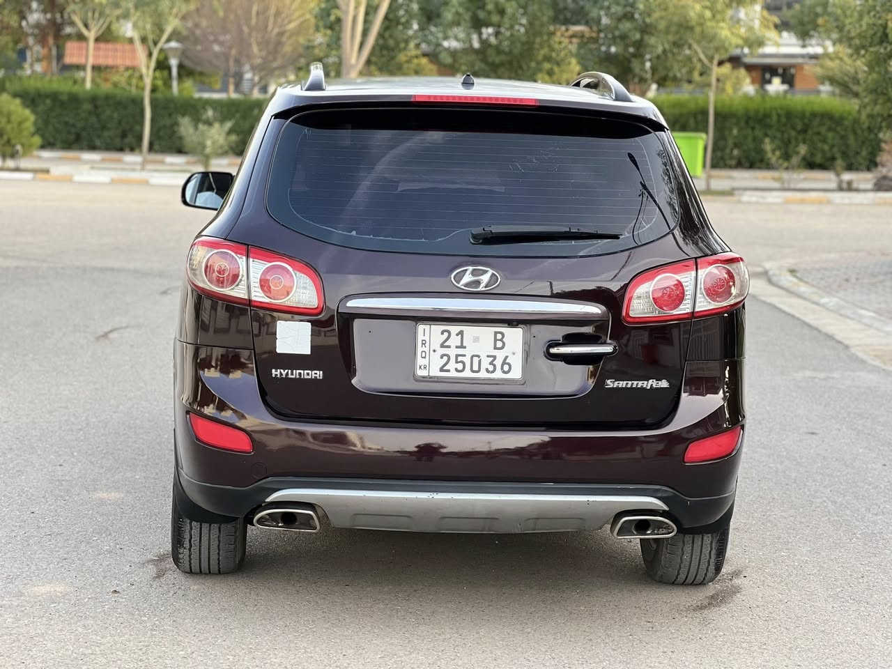 السلام عليكم 
هونداي سنتافي خليجي 
محرك 4سلندر 2.4 
موديل 2012 
السعر 143$ وبي مجال 
رقم وسنويه جديد 
شرط تحويل وكاله 
تحكمات 
اشاره مري 
كامره خلفي 
7راكب 
شاشه كامره 
مكان السياره 
ديالى - خانقين
سياره مكفوله كفاله عام  
للاستفسار / ‭0771 813 1403‬
