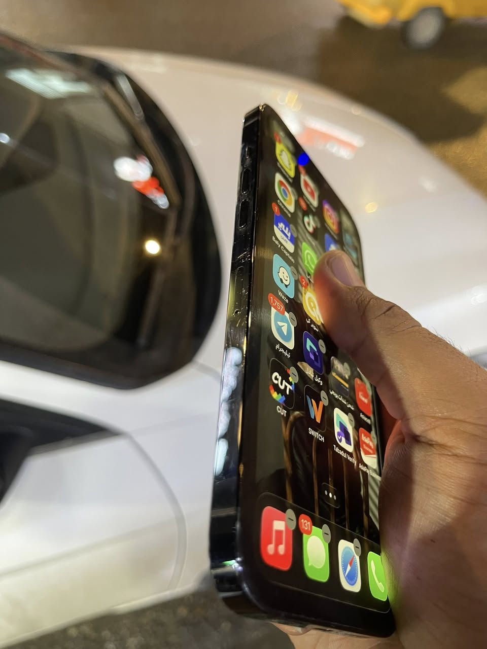 ايفون 12 برو ماكس ذاكره 256 بطاريه 100 مبدل  شاشه اصليه شرط فيس ايدي متوقف  مابي اي شي مكفول مكاني البصره المعقل السعر 375 رقمي ***********
