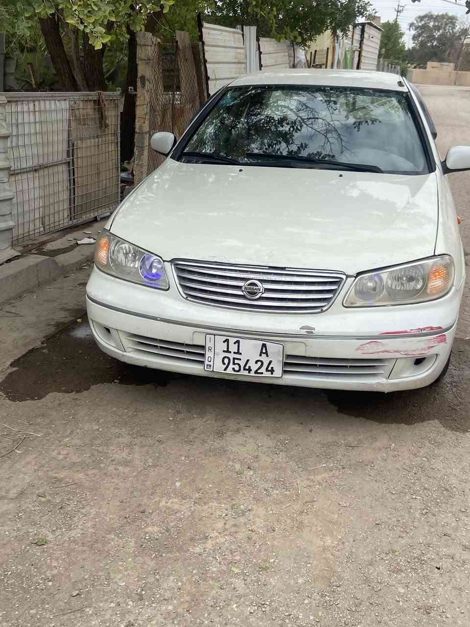 السلام عليكم
للبيع نيسان سني ياباني أصل موديل 2008 محرك قبغ اسود كير اوتو أربعه جام كهربائي 
تبريد شغال 
كير ومحرك مكفولات 
صدر امامي وخلفي نص عمر
رقم بغداد إنكليزي سنويه بأسمي 
كهربائيات شغاله 
سنتر لك ريموت شغال
السياره بيها ضربه جاملغ وباب السايق واصل لغد يعني القيطان مال لغد مصلح واضح بالتصوير 
أبيع مصبوغه حزام ماعدا القماره 
السياره بيها نقوصات جدا بسيطه 
السعر 80 مكاني بغداد ***********
الشراي يدلل
