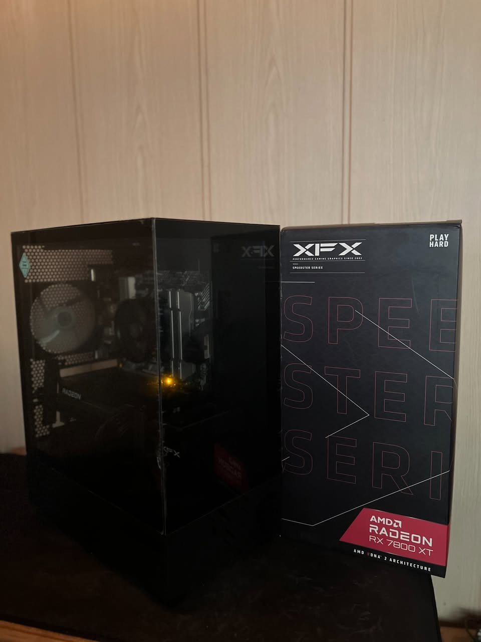 GPU: XFX Radeon RX 7800 XT 16gb 3 fan
CPU: Ryzen 5 5600 (6 Cores 12 Threads)
MB: Asus Prime b450 4 slot
RAM: 16gb (2x8) 3200mhz
STORAGE: 512gb SSD
CASE: MSI MAG PANO m110a السليمانية, العراق


**إذا كنت صاحب هذا الإعلان وتريد حذفه لأي سبب، رجاءا أرسل رسالة إلى الدعم الفني**