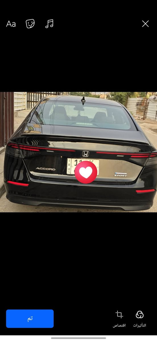 بيع او مراوس اكورد موديل ٢٠٢٤ حادث بنيد فقط مصبوغ ايربك طاك ماشيه١٦ كيلو مكينه بيها صوت ماعرف شنو تتدبدل احسن من التصليح لان مكينته رخيصه ٧$ والباقي كامله ماكو اي نقص السعر ١٧٠ بيها مجال بالمعقول مكاني حي الجهاد للاستفسار الاتصال على هذا الرقم ***********
