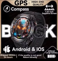 ساعة Findtime • GPS مدمج • تصميم عسكري