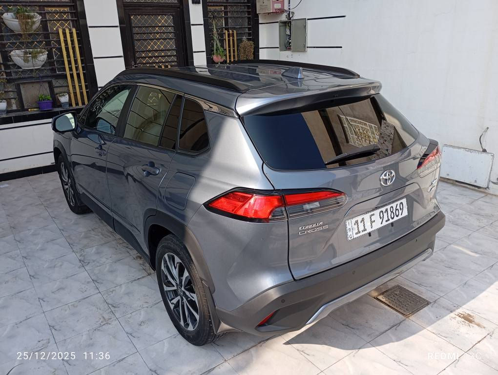 تيوتا كورلا كروز موديل ٢٠٢٣ وارد امريكي رقم بغداد رقم وسنوية وهزه كله جديد بأسمي  السياره كلين  الضرر مالتها جامرلغ وراجع علبارد 
مكفولة كفاله عامه من الصبغ سيارة بانزين فقط مو هايبرد وياباني الاصل مو صيني كير ومكينه وصدر امامي وخلفي كله على وضع الشركه ماشية ١٨٠٠٠مواصفات فول للاخير 
المواصفات 
بصمه واشاير بلمري مري شفط تحكمات ستيرن كشنات جلد تدفئه وتبريد بلكشنات فتحة سقف تبريد لمس كامره خلفيه حساس امامي وخلفي رادارات جانبيه توقف ذاتي امامي وخلفي ويل كب كروم صندوك كهرباء شفط 
السعر ٢١٥وبيها مجال
العنوان ديالى المقداديه 
*********** المقدادية, ديالى
