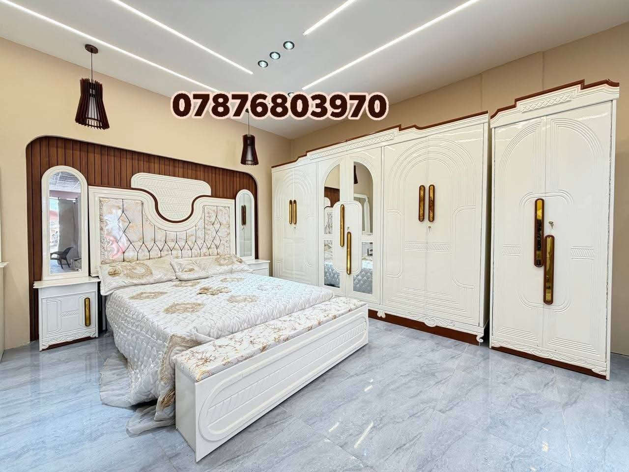 موديل جديد ومميز 🆕
......***********......☎️

توفر للحجز والتوصيل المباشر 

شغل عراقي نجاره تصميم تركي 
جميع متاجرنا ترحب بكم 💚 
غرف صاج عراقيه  تصميم تركي مميز 
وفرنا لكم مجموعه من الموديلات ✨
الغرف الصاج ✨ 

شغل وصبغ من اجود اعمالنا وباسعار مختلفه
غرفة اخشاب مكونات الغرفه
١/ كنتور
٢ /ميز مرايه
٣/ ميز بلازمه
٤ /زاويه كنتورية
٥ /سرير
٦/ تاج الجربايه
٧/ ناصي جربايه
٨/ قواعد جربايه
٩/ كومديات عدد٢ 

#الاضافات. شازلون مقعد /
شازلون مخزن/
دواشك طبية درجه اولى ضمان خمس سنوات استبدال/ 

ويانه غير طلبك يوصل لباب البيت باسرع وقت  سارع للحجز 

☎️للطلب والاستفسار يرجئ ارسال صوره الموديل و مراسلة الصفحة او عبر واتساب
***********
