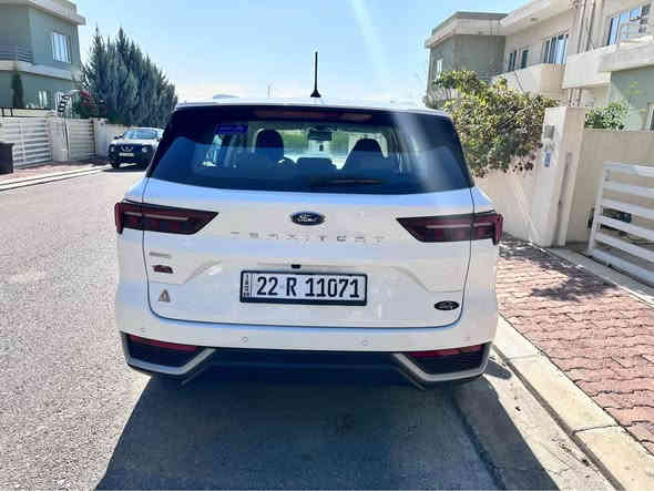 فورد تيريتوري فئة ترند2025 خليجي مكفول ضمان 5 سنوات القاصد
عداد 38 الف كم
السعر 225 💲
رقم:***********

المواصفات:

 ويل مقاس 19 انج
شاشة متصلة
رادارات ونقط عمياء 
اناره محيطيه داخليه 
 جام اوتو اربع بيبان
داخل جلد اسود_اوف وايت
حساسات امامي خلفي
اضاءة led كامله
دخول ذكي (تفتح عند الاقتراب وتغلق من تبتعد)
 وبعد بيها هواي مواصفات
صلاح الدين _تكريت _ اربيل بيجي
