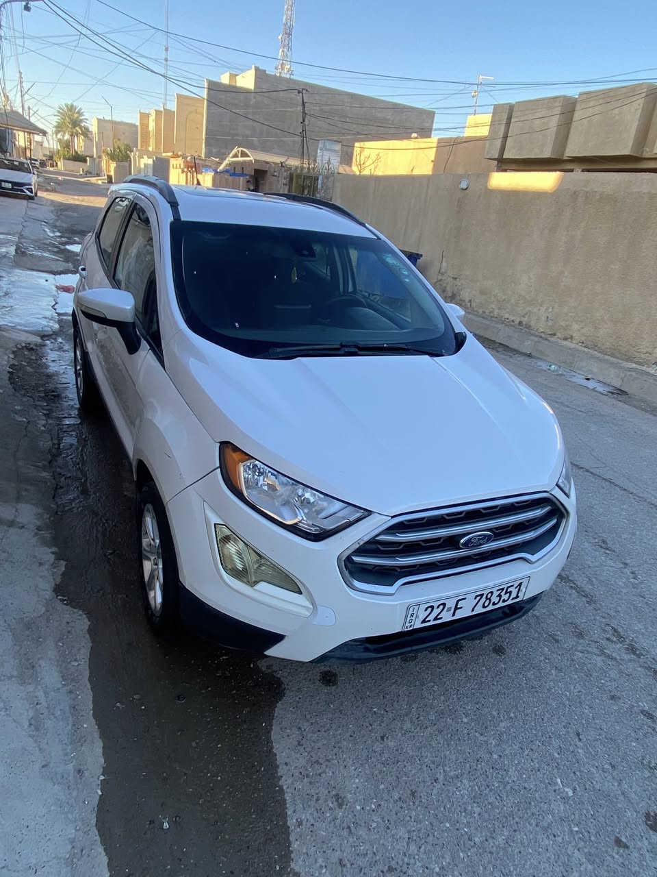 فورد ايكو سبورت se موديل ٢٠٢١
٤ سلندر محرك حجم ٢٠٠٠ 

المواصفات : 

حساس خلفي وجانبي وكاميرا خلفية 

شاشة تدعم الكار بلي والاندرويد اوتو 

Auto hold 

قفل وفتح الباب لمس

تحكم ستيرن 

دفع رباعي 

تدفئة كشنات

فتحة سقف

لدات على قفل الابواب الامامية وبالاسفل 

الحادث كما موضح في الصورة الجاملغ الامامي اليمين.

ماشية ٧٣ الف 

رقم اربيل السنوية بأسمي


**إذا كنت صاحب هذا الإعلان وتريد حذفه لأي سبب، رجاءا أرسل رسالة إلى الدعم الفني**