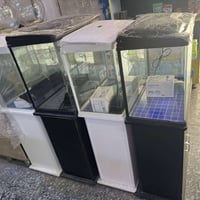 حوض ٨٠ سم مع الميز فلتر سقفي وماطور و اناره (١٣٠ الف) حوض ٦٠ سم مع الم...