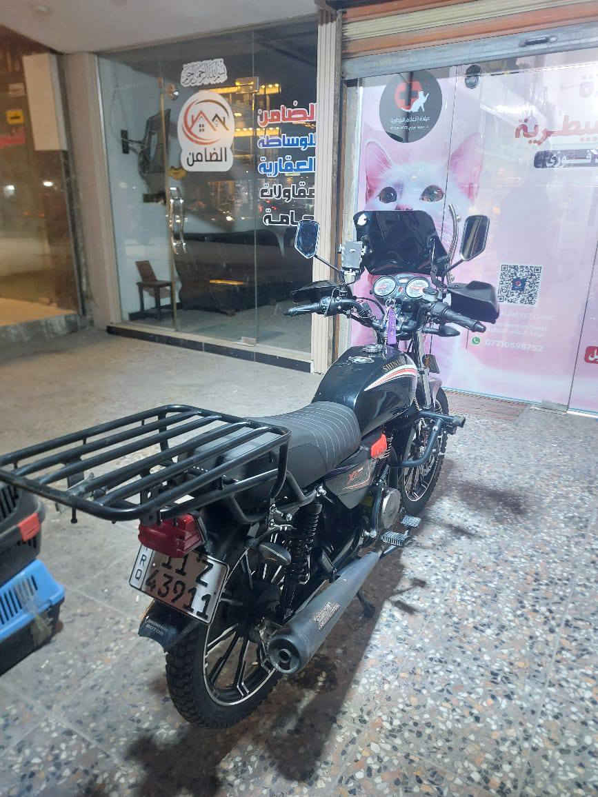 السلام عليكم
دراجه شايينك موديل 2023 نازله شهر 8/2025 حجم المكينه 150 استخدام قليل مرقمه انكليزي تحويل ثاني يوم السعر مليون و 800 و مجال بسيط
*********** موجود واتساب
