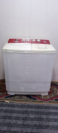 غساله حوضين • ١٨ كيلو • غسل وتنشيف