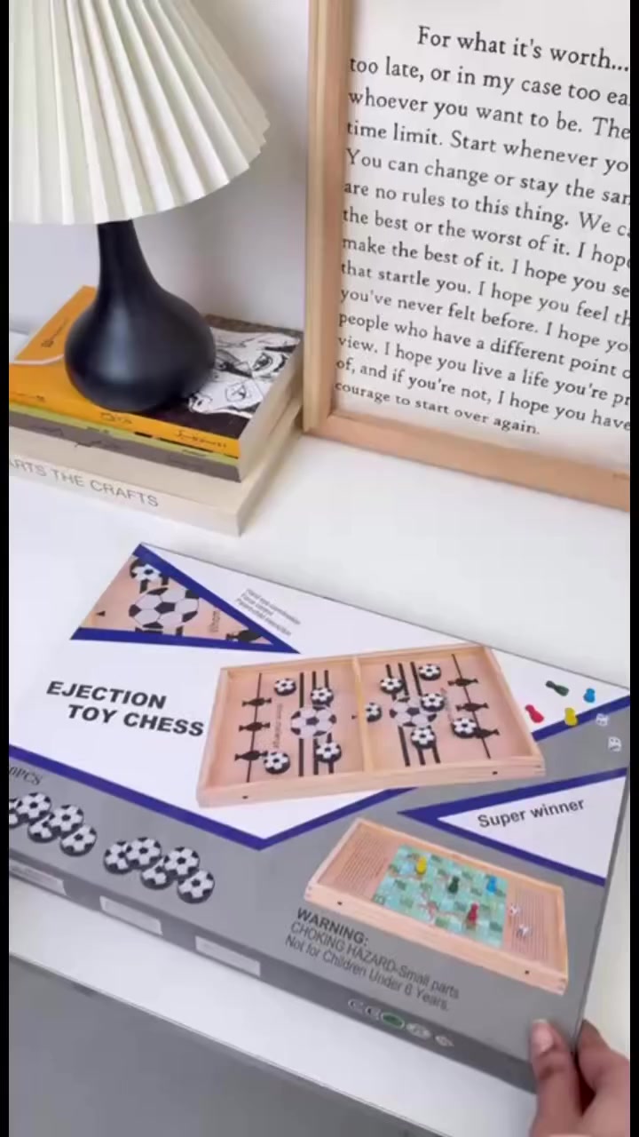 🔥 لعبتين بحجم واحد ومتعة مضاعفة

⚽ لعبة كرة قدم طاولة بنظام الدفع والتحدي

🐍 + لعبة السلم والثعبان الكلاسيكية

👨‍👩‍👧‍👦 مثالية للّعب العائلي والتجمعات

🧠 تنمّي التركيز وسرعة رد الفعل

🪵 تصميم خشبي أنيق وسهل الحمل

🎁 خيار ممتاز كهدية للأطفال والكبار
السعر 12الف


**إذا كنت صاحب هذا الإعلان وتريد حذفه لأي سبب، رجاءا أرسل رسالة إلى الدعم الفني**