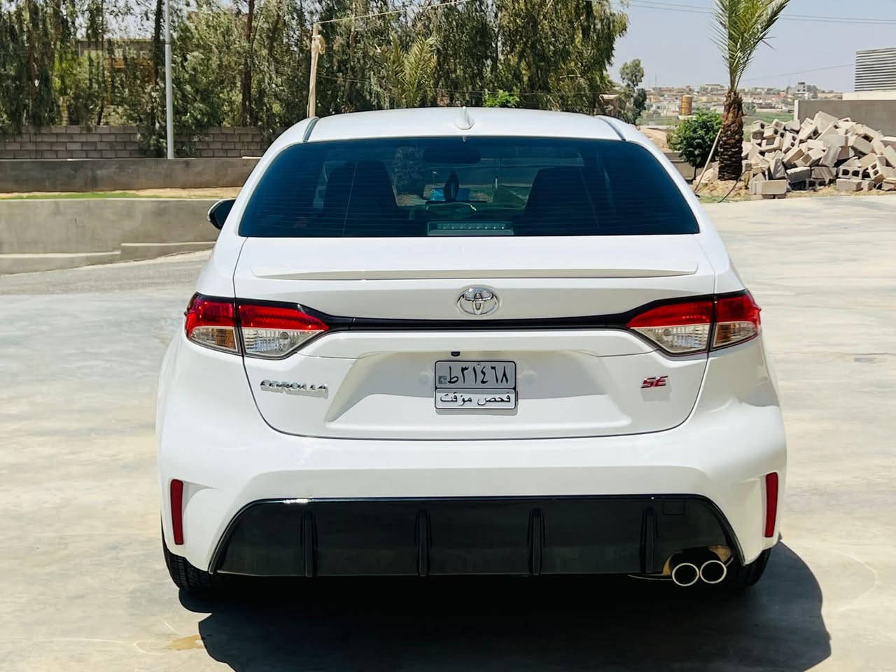 سلام عليكم 
كورلا للبيع امريكي
موديل 2024
رقم فحص حره تسجل جميع محافظات 
ضرر موجود بل منشور 
سياره جاهزه 
السعر 158 
الرقم ***********
