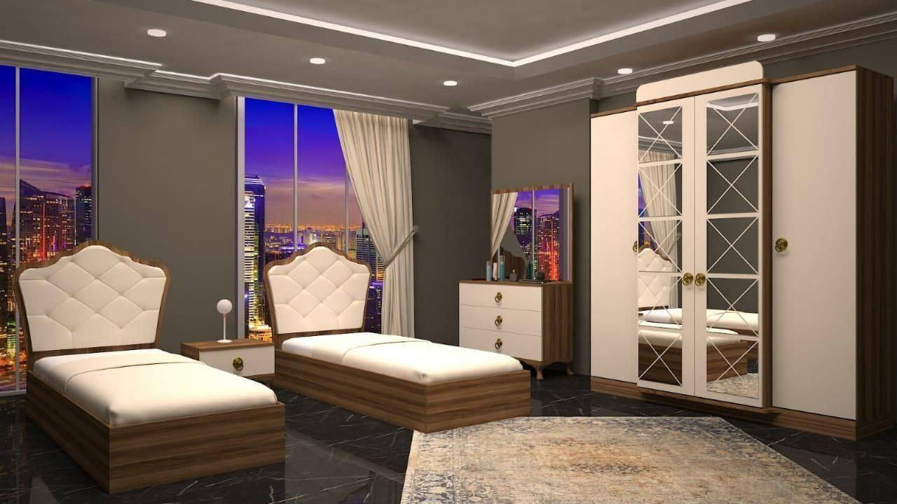 ♦️🔈 *تم وصول*🔈♦️
*موديل* سيمات - شبابي  * 
 
♦️ *5 *قطع ابواب* *شبابي *
♦️ *كنتور*220  سم صافي داخل كنتور 52  سم برغي جوي حديد 

♦️ *ميزت تواليت نفس الصوره 85 سم 
♦️ *كومدي عدد 1 مع ظهر إنارة 
♦️ *سرير *95*195 سم* عدد 2

*السعر 650 الف 

توصيل بغداد مجانا 
اطراف ٢٠ الف 
محافظات ٧٥ الف


**إذا كنت صاحب هذا الإعلان وتريد حذفه لأي سبب، رجاءا أرسل رسالة إلى الدعم الفني**