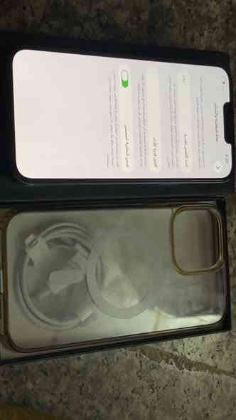 ايفون 13 برو ماكس جهاز نظيف بس كسر بضهر بطاريته 85 ذاكرته 256 جهاز نظيف وياه كمل ملحقاته سعره 600 رقم ***********
