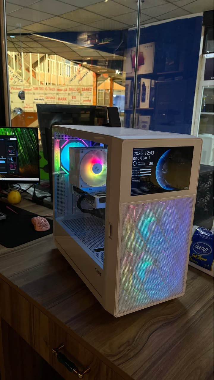 PC GAMING بۆ فرۆشتن 

CPU: R7 5700X
Motherboard: B550-PLUSE ASUS PRIME
GPU: RTX 4060 8GB XLR8 
RAM: 2X16GB 32GB 3600MHZ TFORCE RGB
STROGE: 1TB SSD NVME TFORCE 
PSU: 650W ATKAS
COOLER: AIRCOOLER DEEPCOOL
CASE: SAMA 3FAN ARGB SCREEN

Price:975$
سعر 1,500,000
*********** أربيل, العراق
