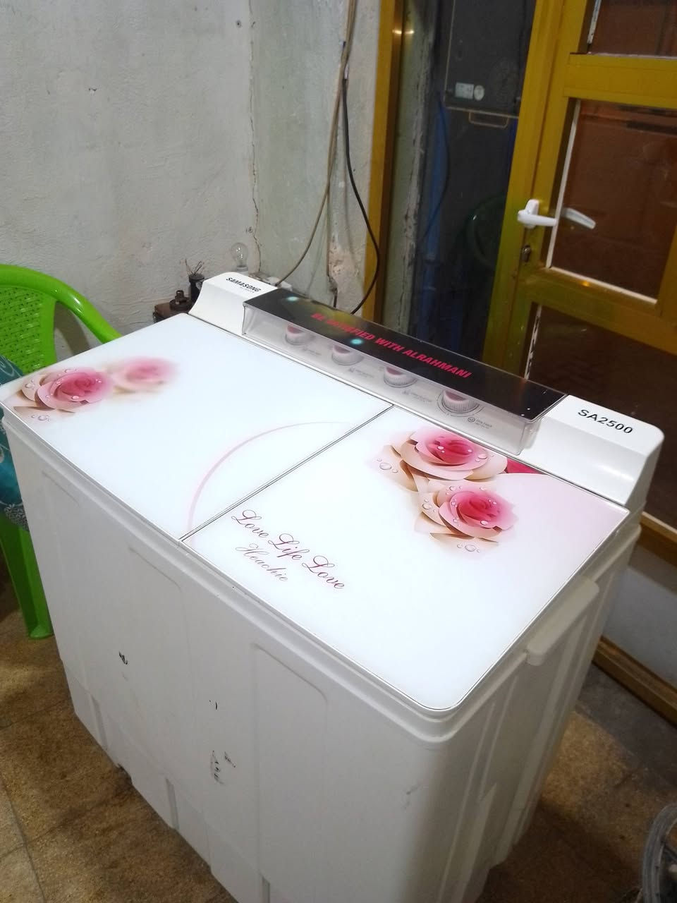 غساله للبيع شرط الشغل وشرط النظافه كلش جديده مستعمله شي قليل ماطورات نحاس السعر 75 ألف قفل مكاني بصره حيانيه شارع الطاگ للأستفسار ***********
