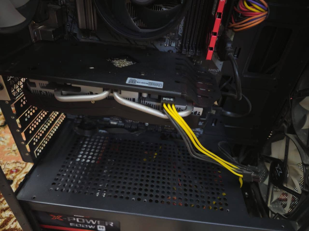 السلام عليكم 
بي سي للبيع
GPU-RX 580
CPU-Ryzen 5 PRO 4650G
RAM-16GB 3200Mhz
B550 ASRock Phantom AC/4
SSD 256gb SATA+HDD 512gb
السعر 420 الف مكاني بالموصل


**إذا كنت صاحب هذا الإعلان وتريد حذفه لأي سبب، رجاءا أرسل رسالة إلى الدعم الفني**