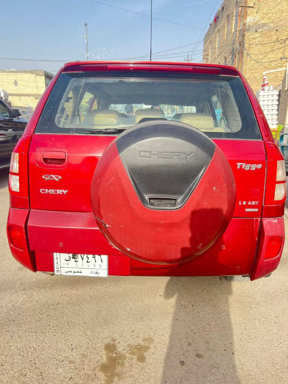 سلام عليكم سيارةللبيع شيري تيكو 2013 مكينه كير اوتو كهربائي بلادي رقم بغداد الماني  بسمي المكان بغداد مدينه الصدر رقم ***********
