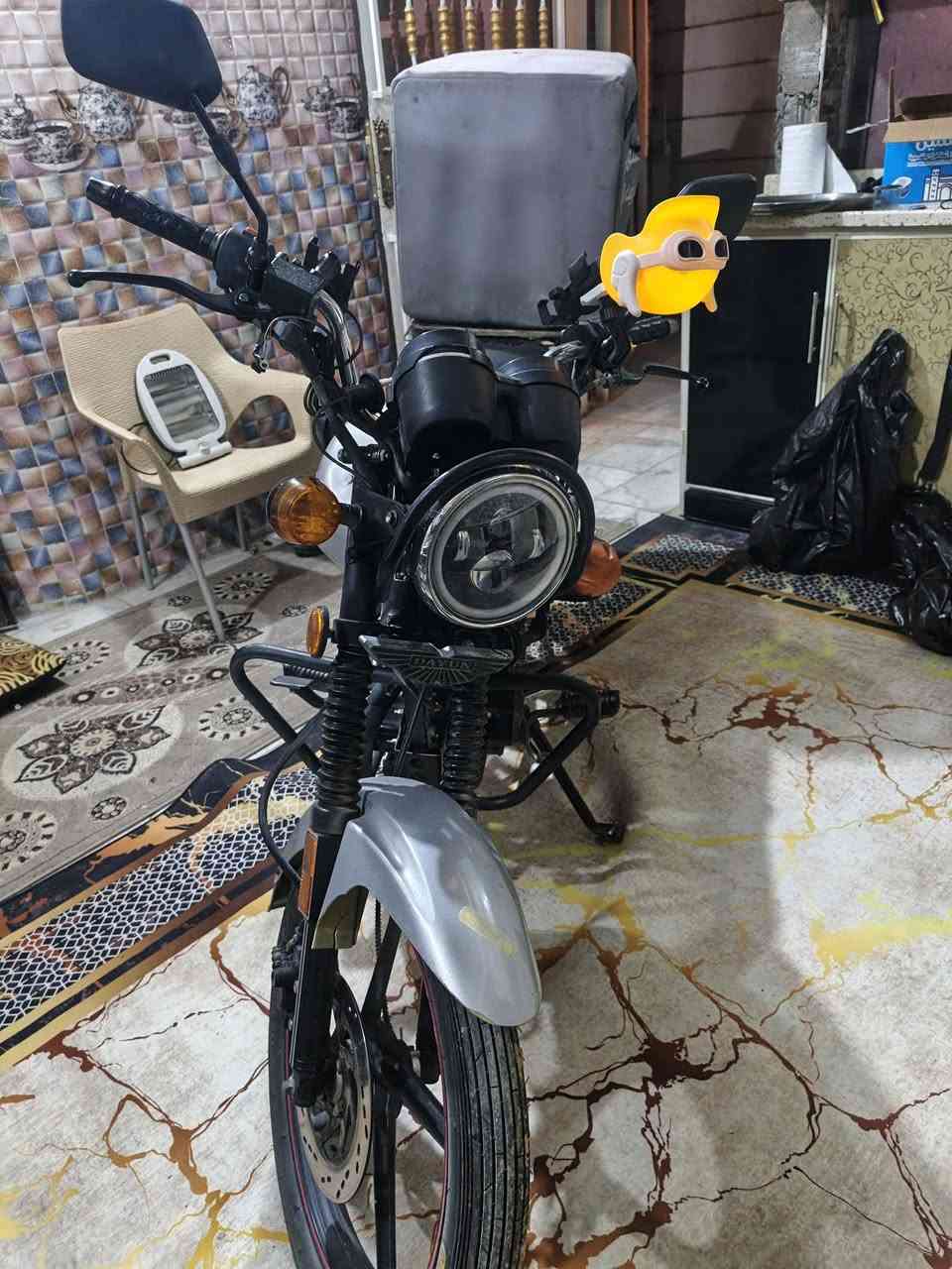 السلام عليكم 
دراجه دايون 2022 طالعه 2023 لو سلفر اوراق اصولي ب اسمي شرط الترقيم الدراجه ماعايزه اي شي خير من الله
لايت اشارات عداد كله شغال مستعجل عله بيعتها مكاني كربلاء السعر 1450 وبيها مجال للطيبين مامتواجد خاص 
رقمي ***********
