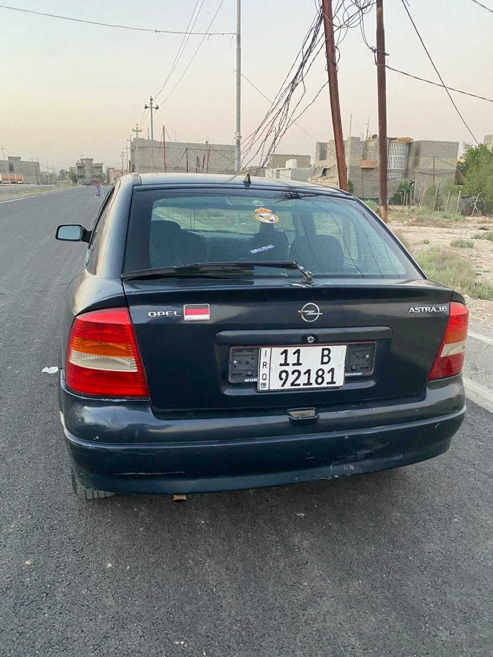 السلام عليكم ورحمه الله
أوبل استرا 2002  رقم بغداد  انكليزي 
باسمنه   
بيع فقط   موجودة في بعقوبة  
سعرها 42  وبيها مجال 
للتواصل ***********
