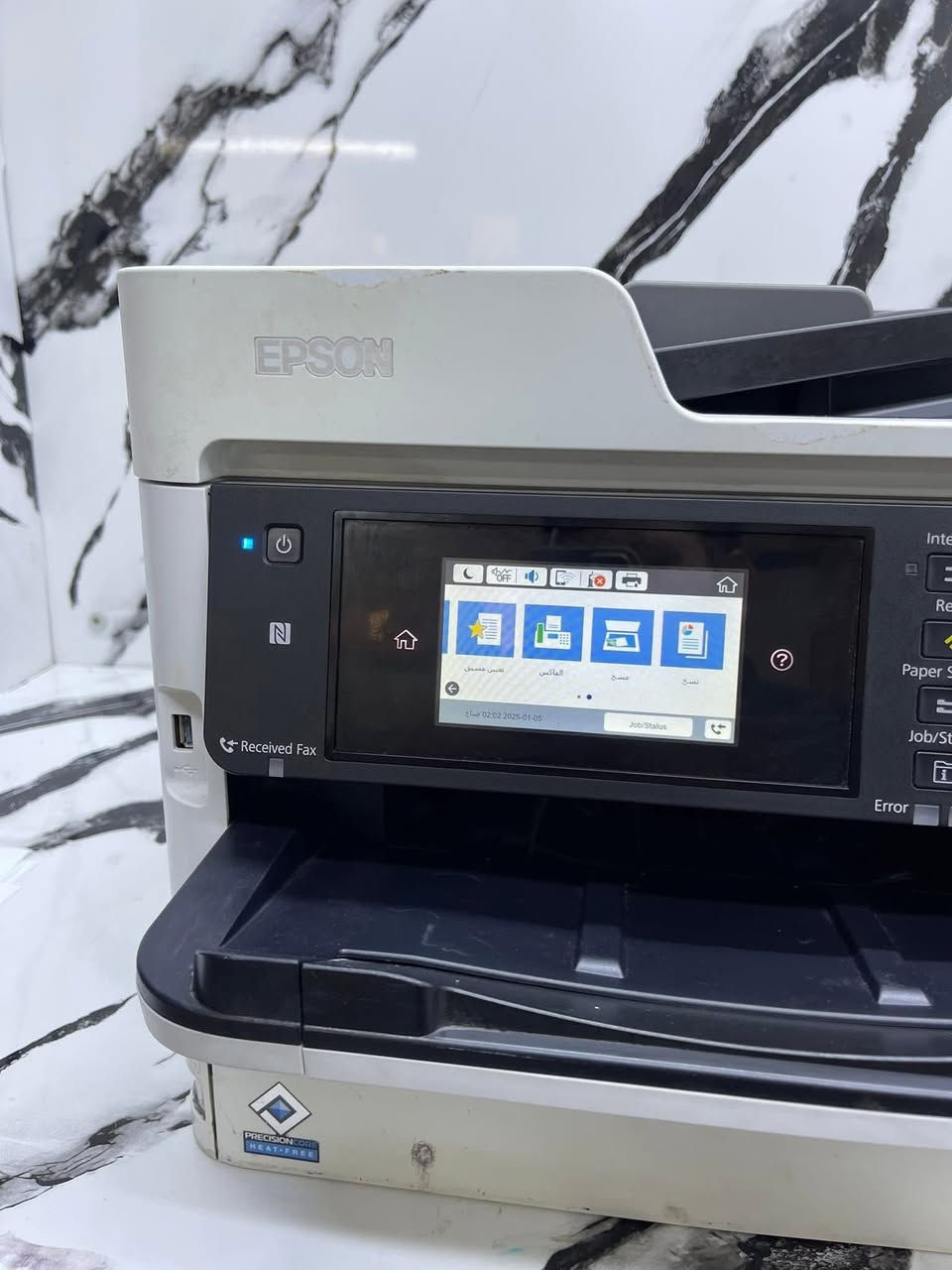 طابعة ابسون موديل WF C-5710
عداد الطابعه 93 الف

السعر ( 475 الف دينار عراقي  ) 

مواصفات الطابعە :

- حبر سائل كلش اقتصاديه 

- ملغییە شرائح 

- سرعت 25 صفحە 😎

- وجهین 

- سکانر  فيدر وجهین

-   ( 4 لون )

- دقە کلش عالية 4800 × 1200 

-وایفای و USB 

- A4 و A5 و A6 تطبع  

- تطبع ورق فۆتۆ 300 غرام 

-شاشە لمس

الموقع : قضاء سنجار 

واتس اب 

***********

يوجد توصیل لكافة العراق
