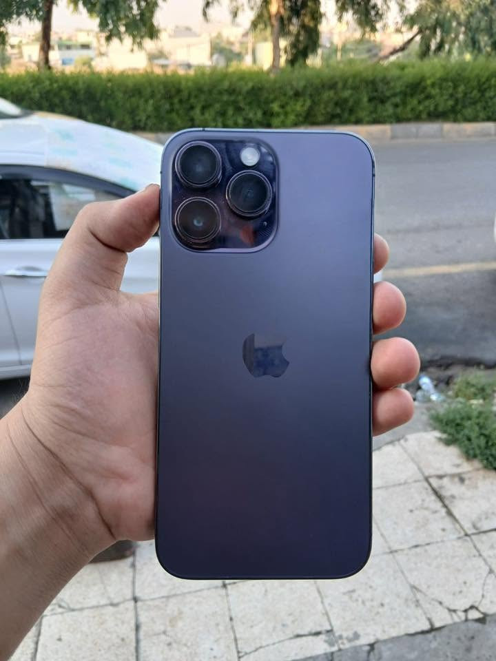 📱 للبيع – iPhone 14 Pro Max
✅ السعة: 256GB
✅ شريحتين (Dual SIM)
✅ البطارية: 100%
✅ نظافة الجهاز: 95%
  
***********
